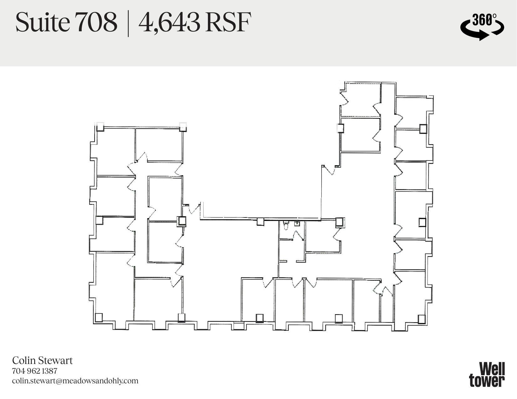 1900 Randolph Rd, Charlotte, NC à louer Plan d’étage– Image 1 sur 1