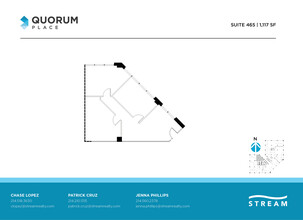 14901 Quorum Dr, Dallas, TX à louer Plan d’étage– Image 1 sur 1