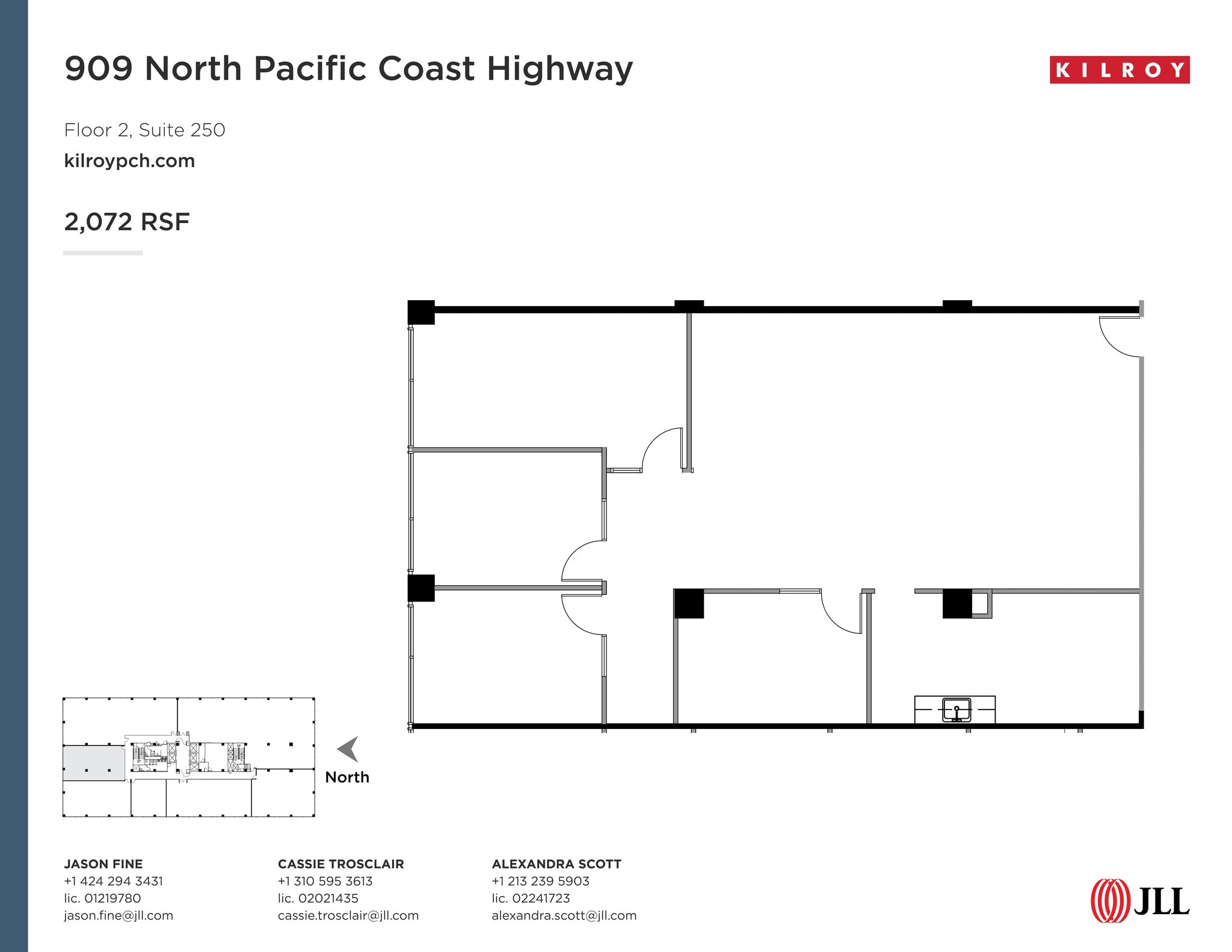 909 N Pacific Coast Hwy, El Segundo, CA à louer Plan de site– Image 1 sur 1
