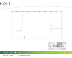 1 Greenway Plz, Houston, TX à louer Plan d’étage– Image 1 sur 2