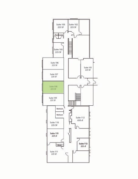 20816 E 11 Mile Rd, Saint Clair Shores, MI à louer - Plan d’étage – Image 2 sur 2