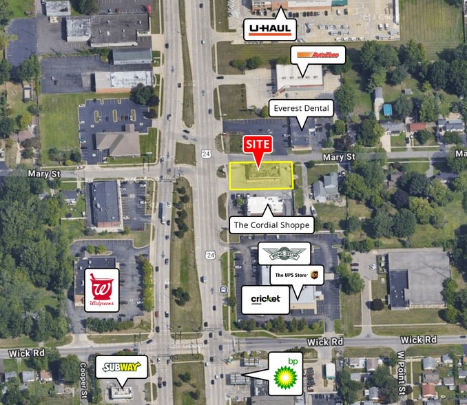 9015 Telegraph Rd, Taylor, MI à louer - Aérien – Image 2 sur 7