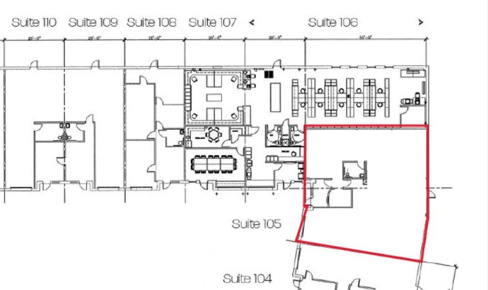 100 E Scotland Dr, Bear, DE à louer Plan d’étage– Image 1 sur 2