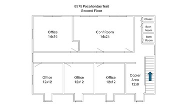 8979 Pocahontas Trl, Williamsburg, VA à louer Plan d’étage– Image 2 sur 30