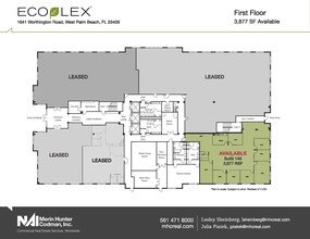 1641 Worthington Rd, West Palm Beach, FL à louer Plan d’étage– Image 2 sur 13