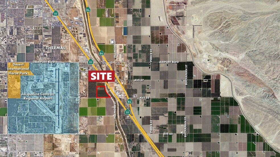 Fillmore st, Thermal, CA à vendre - Aérien – Image 2 sur 6