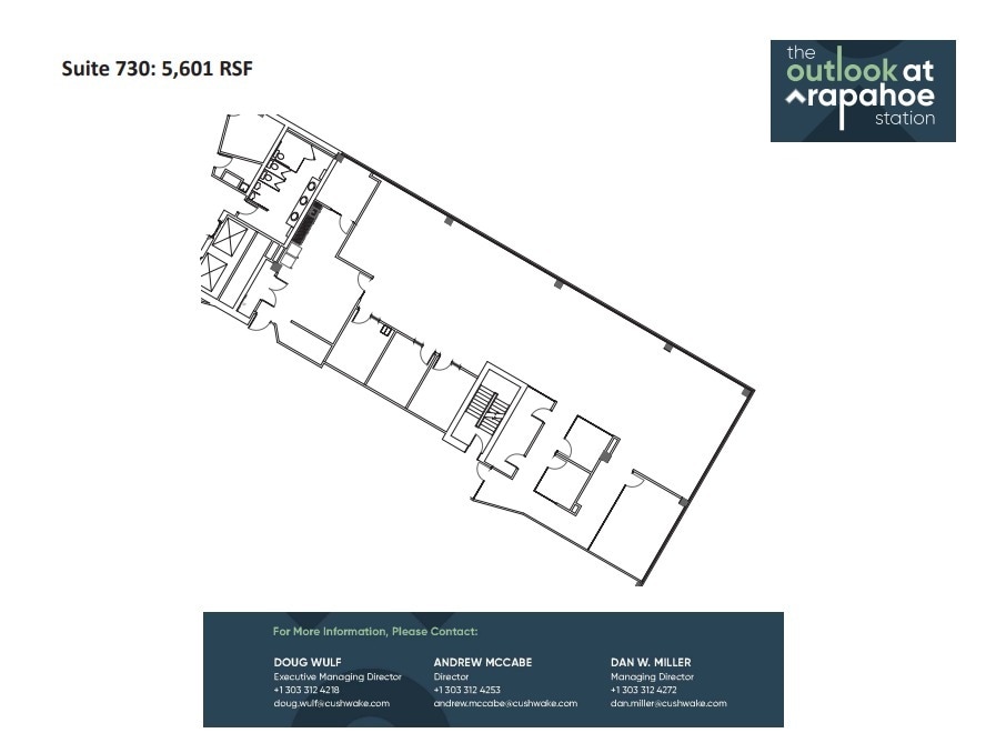 6455 S Yosemite St, Greenwood Village, CO à louer Plan d’étage– Image 1 sur 1