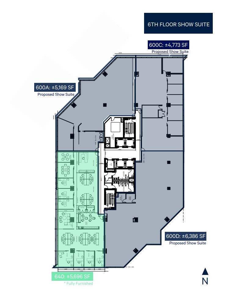 1100 1st St SE, Calgary, AB à louer Plan d’étage– Image 1 sur 1