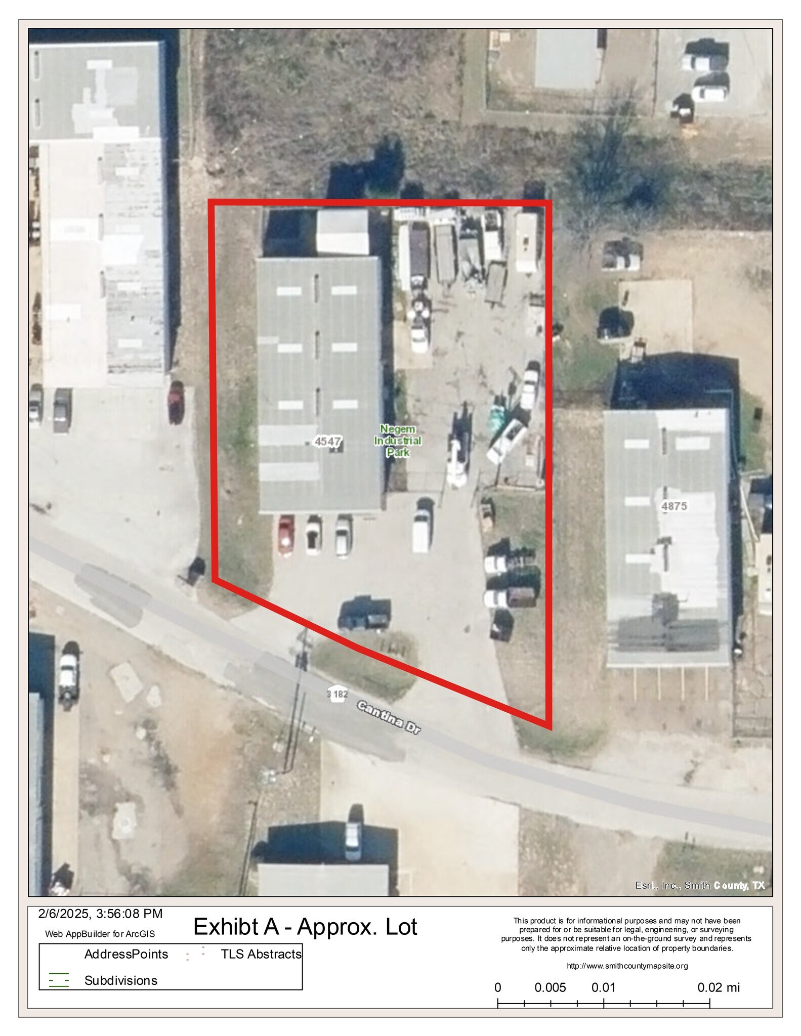 4547 Cantina Dr, Tyler, TX à louer Plan de site– Image 1 sur 12