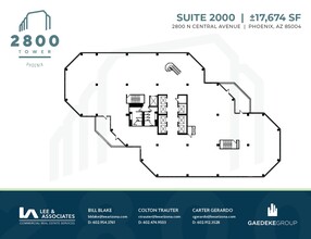 2800 N Central Ave, Phoenix, AZ à louer Plan d’étage– Image 1 sur 1