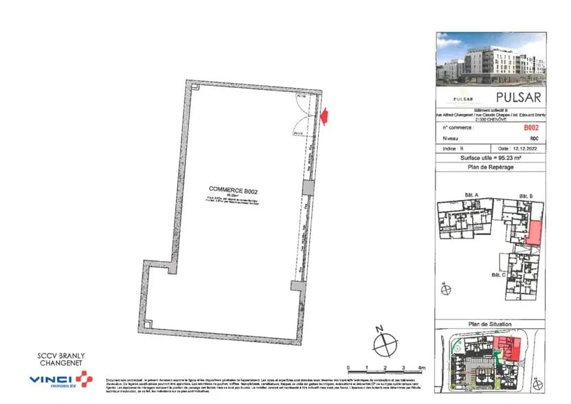 Local commercial dans Chenôve à louer - Plan d’étage – Image 3 sur 5