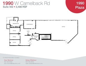 1990 W Camelback Rd, Phoenix, AZ à louer Plan d’étage– Image 1 sur 1