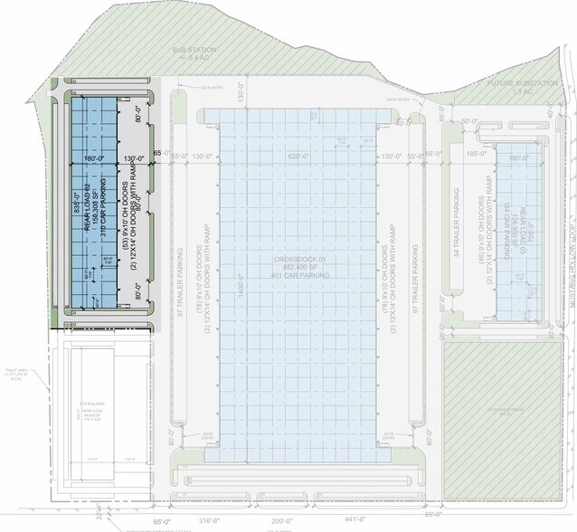 740 E Lone Star Dr, Dale, TX à louer - Plan de site – Image 3 sur 22