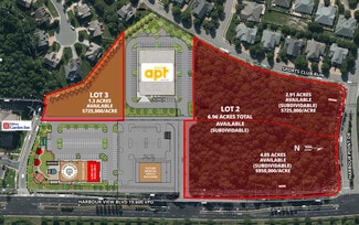 Plus de détails pour Harbour View Boulevard at Harbour Pointe Dr, Suffolk, VA - Terrain à vendre