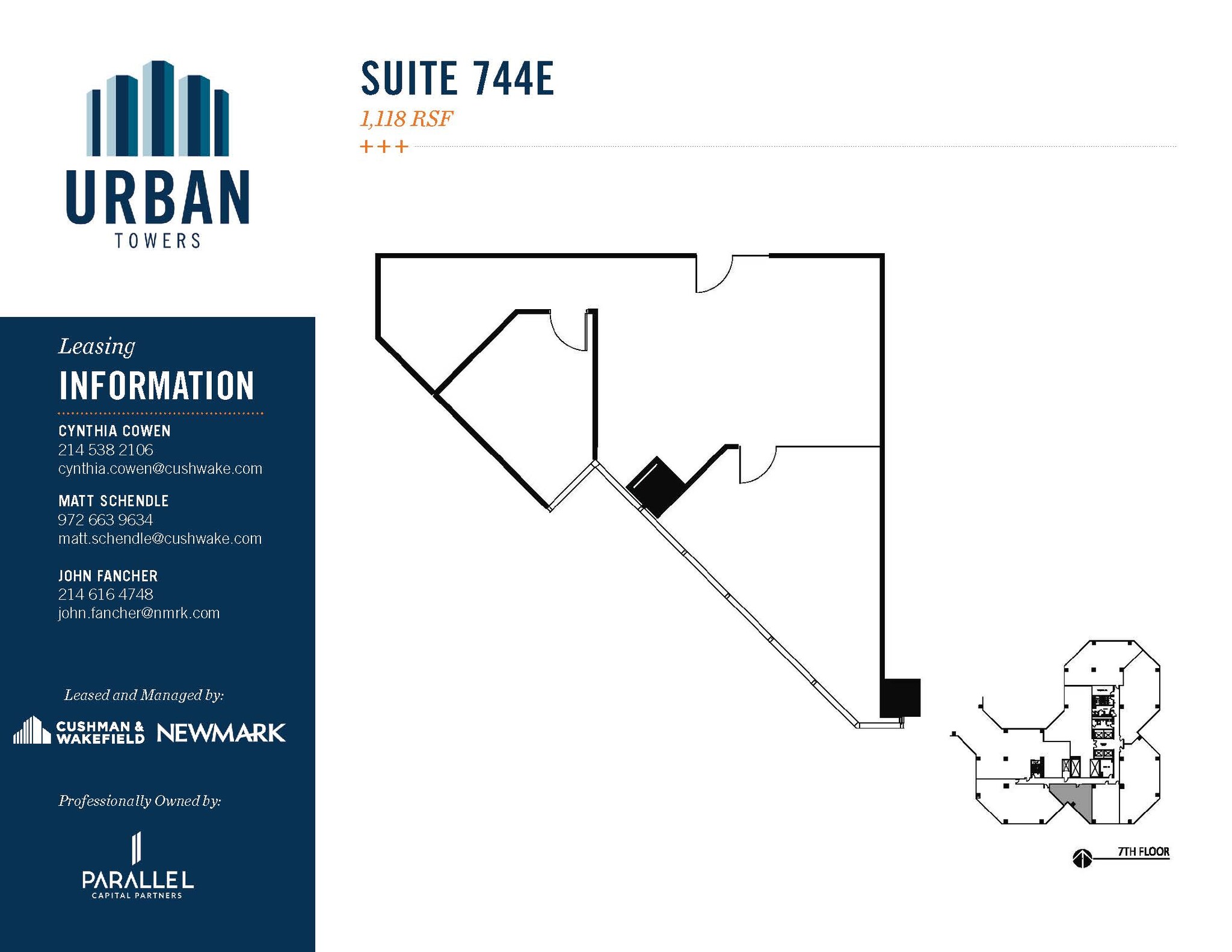 222 W Las Colinas Blvd, Irving, TX à louer Plan d’étage– Image 1 sur 2