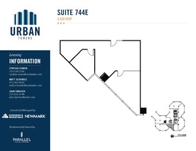 222 W Las Colinas Blvd, Irving, TX à louer Plan d’étage– Image 1 sur 2