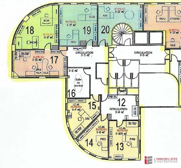 Bureau dans Rennes à vendre - Plan d’étage – Image 2 sur 9
