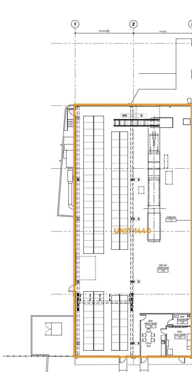 1448 Hastings Cres SE, Calgary, AB à louer Plan d’étage– Image 1 sur 1