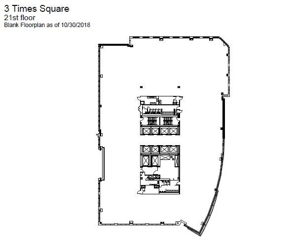 3 Times Sq, New York, NY à louer Plan d’étage– Image 1 sur 1