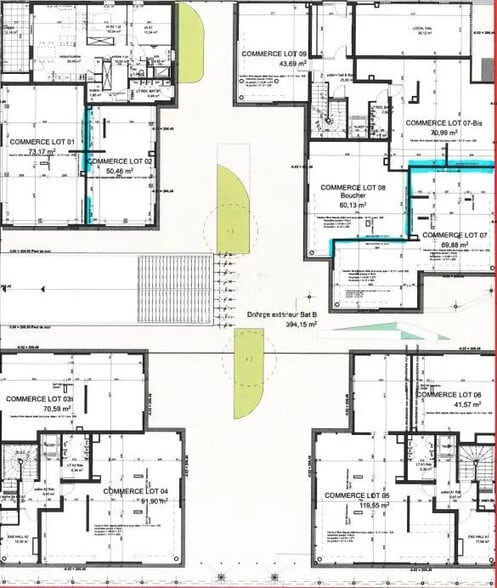 Local commercial dans Pusignan à louer - Plan d’étage – Image 2 sur 2