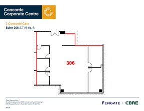 3 Concorde Gate, Toronto, ON à louer Plan d’étage– Image 1 sur 1