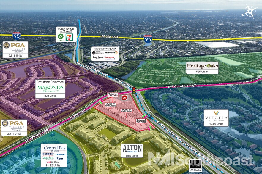 0 Crosstown Pkwy & SW Village Pkwy, Port Saint Lucie, FL à vendre - Photo de l’immeuble – Image 2 sur 9