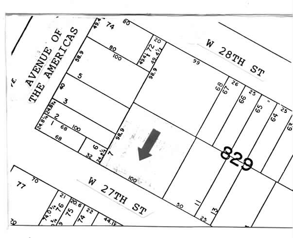 49-55 W 27th St, New York, NY à louer - Plan cadastral – Image 2 sur 13