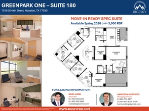 7515 S Main St, Houston, TX à louer Plan d’étage– Image 1 sur 1