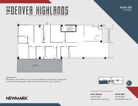10375 E Harvard Ave, Denver, CO à louer Plan d’étage– Image 1 sur 1