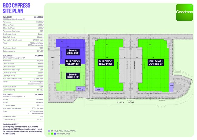 Plus de détails pour 5757 Plaza Dr, Cypress, CA - Industriel/Logistique à louer