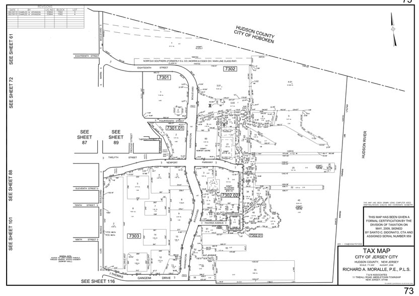 499 Washington Blvd, Jersey City, NJ à louer - Plan cadastral – Image 2 sur 20
