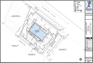 1700 Anderson, Hartwell, GA à louer Plan de site– Image 2 sur 2