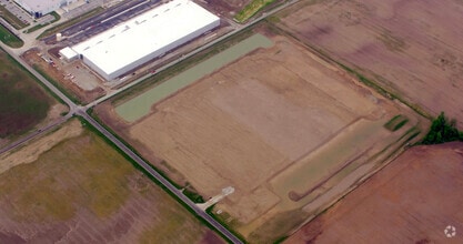 CR 400 W, Greenfield, IN - VUE AÉRIENNE vue de carte