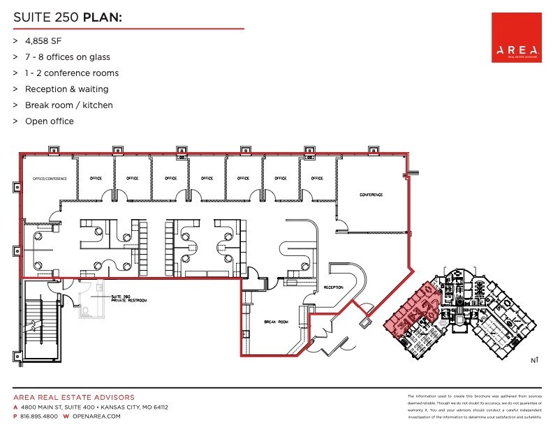 3401 College Blvd, Leawood, KS à louer Plan d’étage– Image 1 sur 1