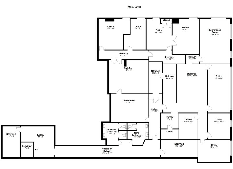 20 Summer St, Stamford, CT à louer - Plan d’étage – Image 2 sur 2