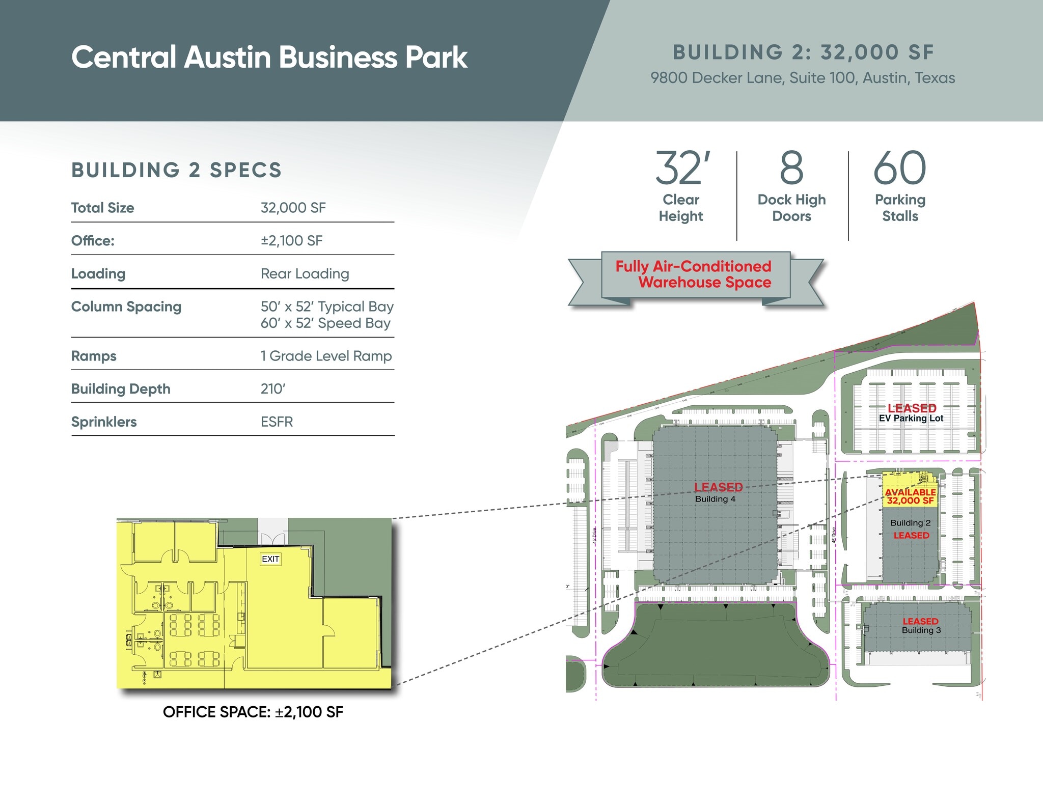 9800 Decker Ln, Austin, TX à louer Plan de site– Image 1 sur 1