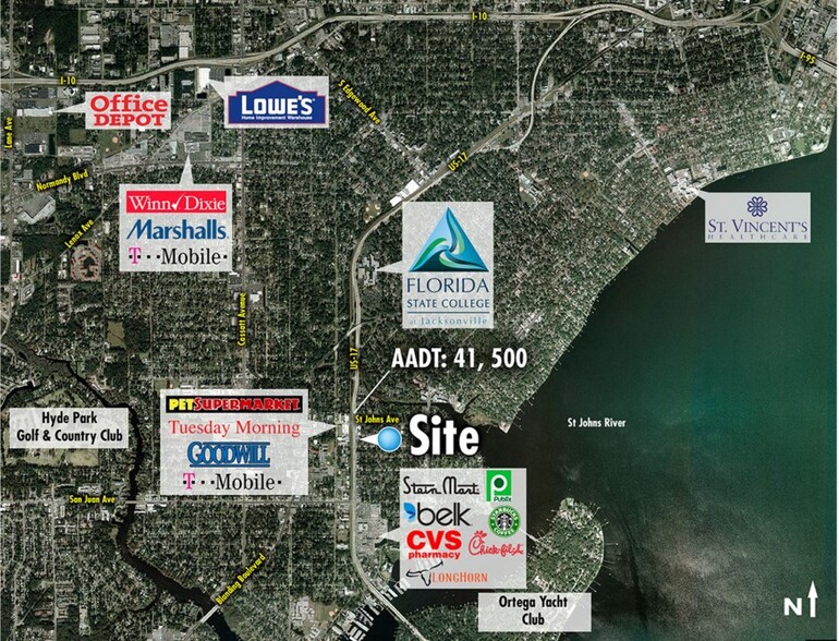 4261 Roosevelt Blvd, Jacksonville, FL à louer - Photo de l’immeuble – Image 2 sur 2