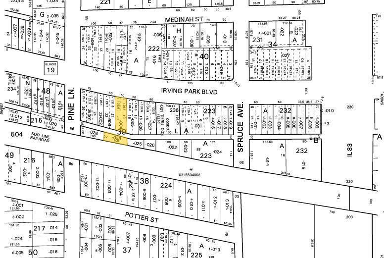 1346 W Irving Park Rd, Bensenville, IL à louer - Plan cadastral – Image 2 sur 18