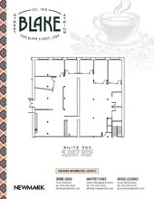 1730 Blake St, Denver, CO à louer Plan d’étage– Image 1 sur 1