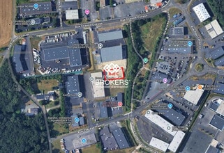 Chambray-lès-Tours - VUE AÉRIENNE  vue de carte