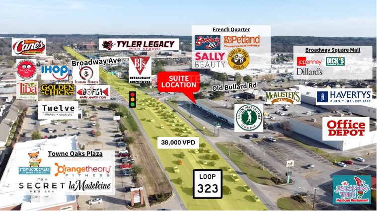 410 W Southwest Loop 323, Tyler, TX à louer - Photo de l’immeuble – Image 1 sur 1
