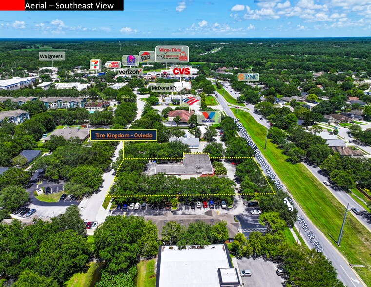1485 E Mitchell Hammock Rd, Oviedo, FL à vendre - Aérien – Image 3 sur 7