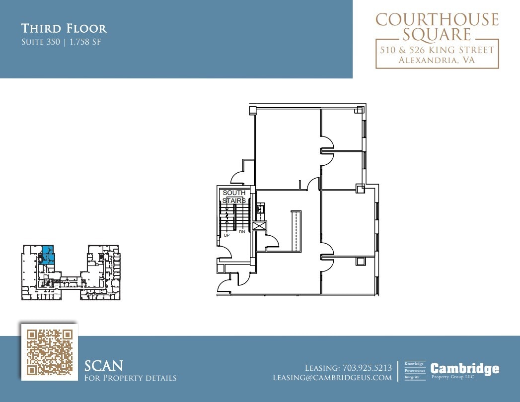 510-526 King St, Alexandria, VA à louer Plan d’étage– Image 1 sur 1