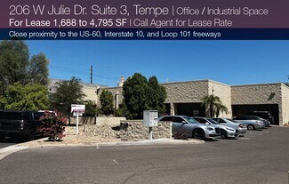 Plus de détails pour 206 W Julie Dr, Tempe, AZ - Industriel/Logistique à louer