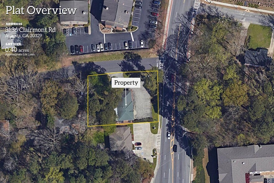 3136 Clairmont Rd NE, Brookhaven, GA à vendre - Photo de l’immeuble – Image 3 sur 24
