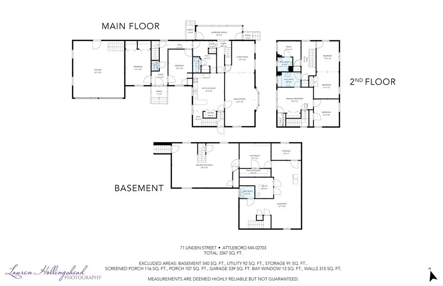 71 Linden St, Attleboro, MA à vendre - Plan d’étage – Image 2 sur 3