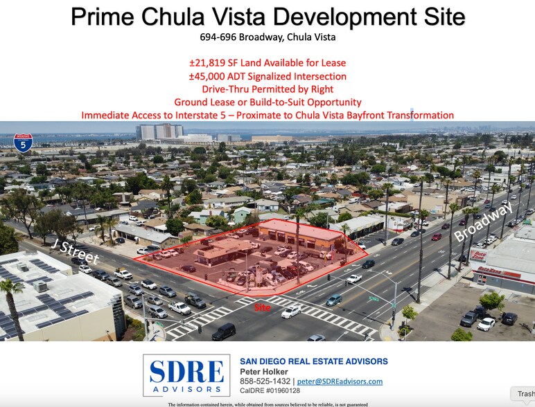 694-696 Broadway, Chula Vista, CA à louer - Photo de l’immeuble – Image 1 sur 8