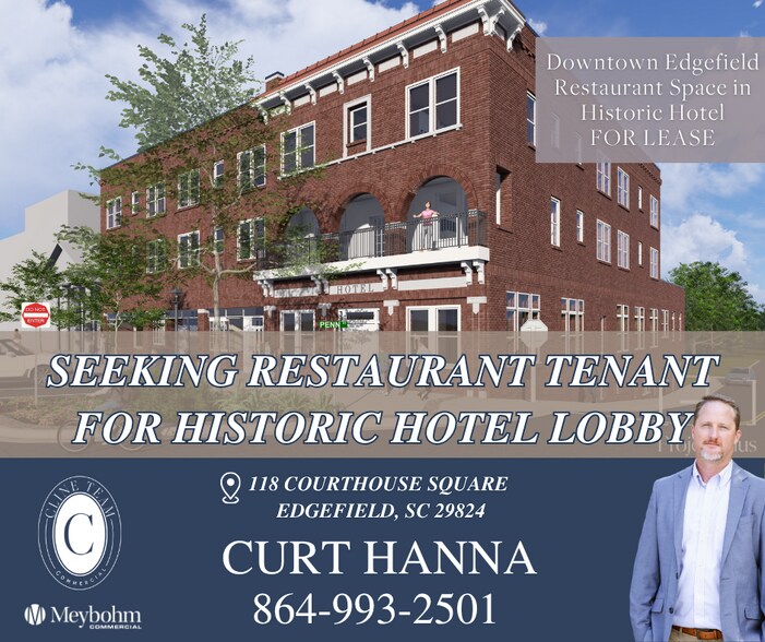 118 Courthouse Sq, Edgefield, SC à louer - Photo principale – Image 1 sur 6