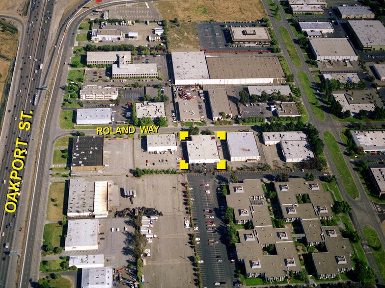469-475 Roland Way, Oakland, CA à louer - Aérien – Image 2 sur 4