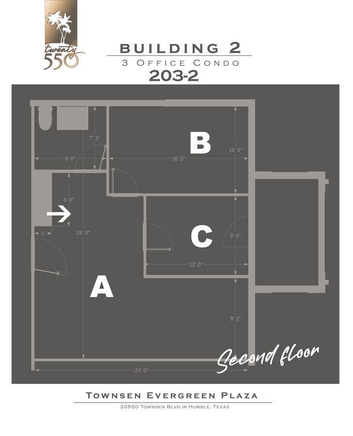 20550 Townsen Blvd, Humble, TX 77338 - Lot 4 units -  - Plan d’étage - Image 1 of 2